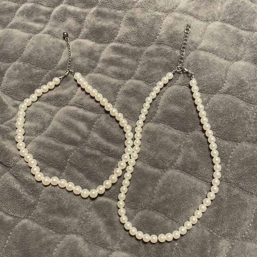 Pearl necklaces